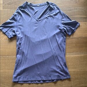 lululemon athletica Blue Short Sleeve Tee